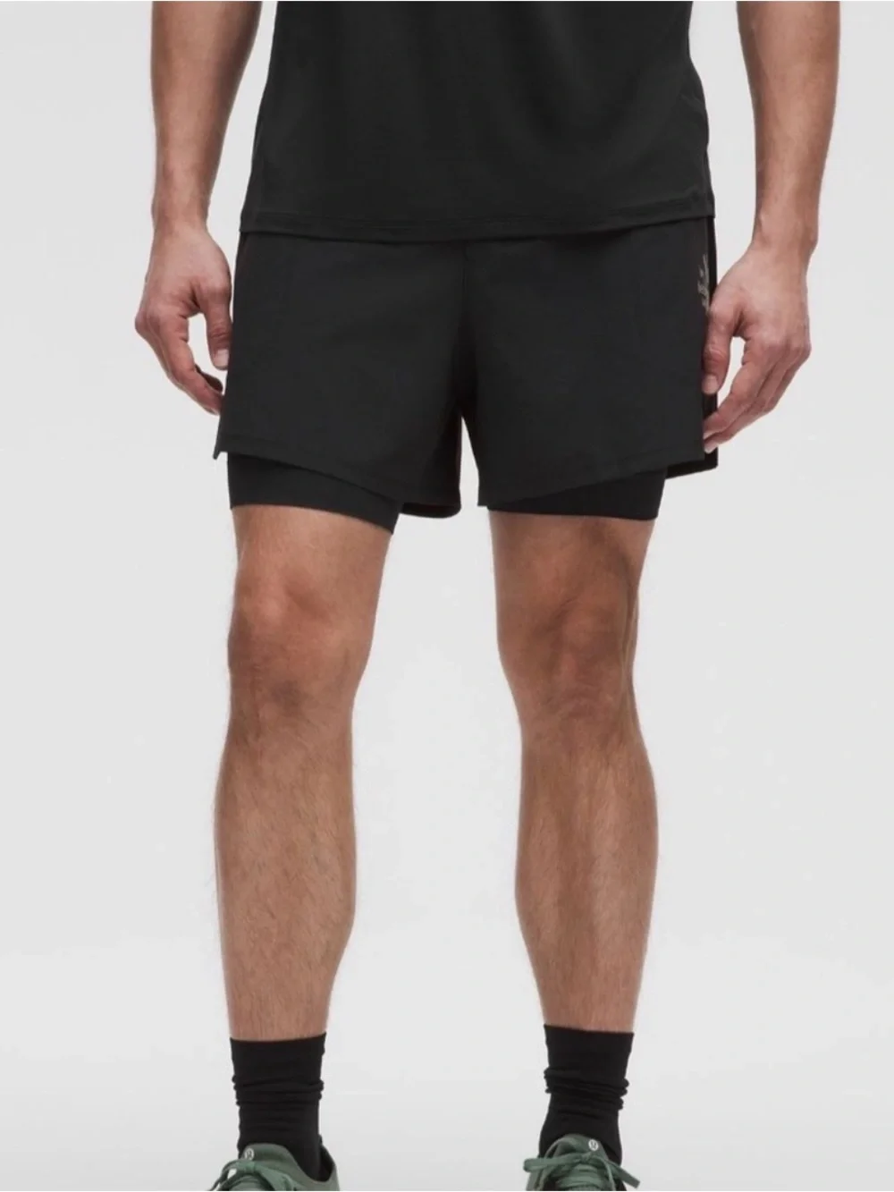 Lululemon Mens “Multi-Pocket” Trail Running Short 6” Inseam w/ Liner (L)